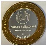 .999 FINE SILVER GAMING TOKEN (B68)