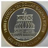 .999 FINE SILVER GAMING TOKEN (B72)