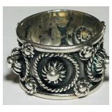 STERLING SILVER SIZE 10RING 9.10GRS