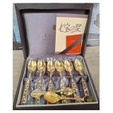 11 - BOXED SET OF SPOONS (P47)