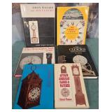 536 - LOT OF 6 CLOCK REFERENCE BOOKS (D40)