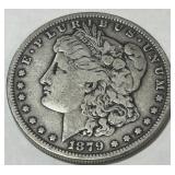 1879 MORGAN SILVER DOLLAR