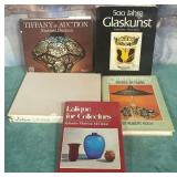 536 - LOT OF 5 ART GLASS TIFFANY & LALIQUE BOOKS