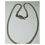 STERLING SILVER 18INCH ROPE CHAIN 24 GRS