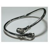 STERLING SILVER BANGLE BRACELET 14.00GRS