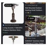 N2 - PATIO HEATER, PROPANE TANK (G6)