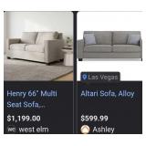 N2 - UPHOLSTERED GAVIN LOVESEAT (M38)