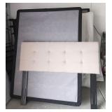 N2 - HEADBOARD & BEAUTYREST SILVER MATTRESS SET