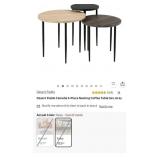N2 - THREE ROOUND SIDE TABLES (K32)