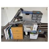 N2 - 2-DRAWER FILE CABINET, STORAGE, BINS/BASKETS