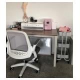 N2 - WORK TABLE, CHAIR, TIERED CART, MINI COOLER