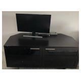 SAMSUNG 26" COLOR DISPLAY, ENTERTAINMENT CONSOLE