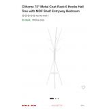 N2 - WHITE HAT & COAT RACK (A17)