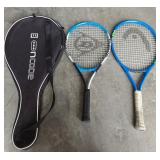 N2 - TWO DUNLOP NITRO 23 JUNION TENNIS RACKETS