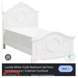 N2 - BED FRAME, DRESSER WITH MIRROR (NO MATTRESS)