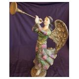 J2 - ANGELWITH TRUMPET STATUETTE 21"T (K42)