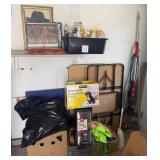 J2 - FOLDING TABLE, FRAMED ART, DOG TOYS, MORE