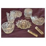 J2 - MIXED LOT OF VINTAGE GLASSWARE (K12)