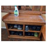 J2 - WOODEN SHOE STORAGE BENCH (K90)