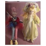J2 - LOT OF TWO COLLECTIBLE DOLLS (L29)