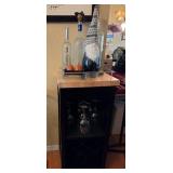 J2 - WINE RACK/CABINET, STEMWARE, BOTTLES (K57)