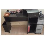 J2 - SMALL DESK, STORAGE CHEST, WASTE BASKET (M46)