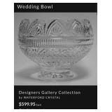 J2 - VINTAGE WATERFORD CRYSTAL PEDESTAL BOWL (K16)