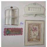 J2 - FOUR PIECES OF WALL DECOR (M35)