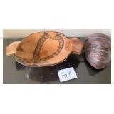 J3 - GIRAFFE PLATTER & TRIBAL MASK (G7)