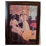 J3 - MIGUEL DOINGUEZ ART PRINT FRAMED 32X24' (C14)