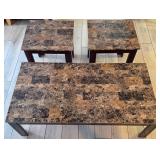 J3 - COFFEE TABLE & 2 SIDE TABLES (C4)