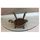 J3 - GLASS TOP COFFEE TABLE (L11)