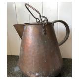 J3 - ANTIQUE COPPER COFFEE POT (A24)
