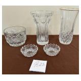 J3 - CRYSTAL VASES & BOWLS (R23)