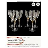 J3 - 10-PCS CRISTAL d'ARQUES-DURAND STEMWARE (R19)
