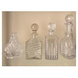 O - 4 VINTAGE DECANTERS (L127)