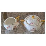 O - ROBERT HAVILAND LIMOGES SUGAR & CREAMER SET