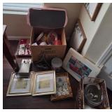 O - FRAMED ART, CARVING BOARD, KITCHEN ITEMS, MORE