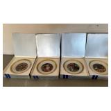 O - 4 HAND CHRISTIAN ANDERSEN PLATES (G64)