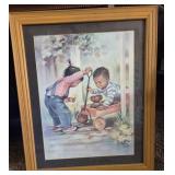 O - FRAMED ART 23X19" (E86)