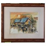 O - FRAMED ART 18X22" (L77)