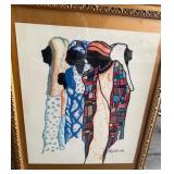O - FRAMED ART 31X25" (G33)