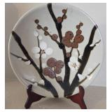 O - JAPANESE CERAMIC PLATE WITH EASEL (L15)