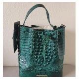 O - BRAHMIN GREEN TOTE (H25)