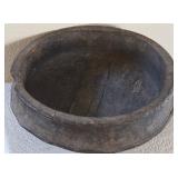 O - RUSTIC WOODEN DOUGH BOWL (L101)