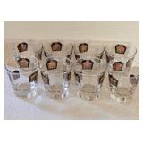 O - SET OF 6 MID-CENTURY TUMBLERS (L97)