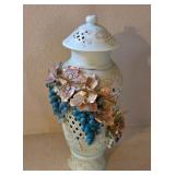 O -SIGNED CERAMIC GINGER JAR (AS-IS) (L63)