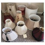 O - LOT OF LAMP SHADES (M14)