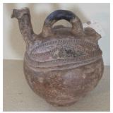 O - AFRICAN TRADITIONAL CERAMIC POT (ZAIRE) (L40)