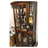 N1 - WOODEN CURIO DISPLAY CABINET (H26)